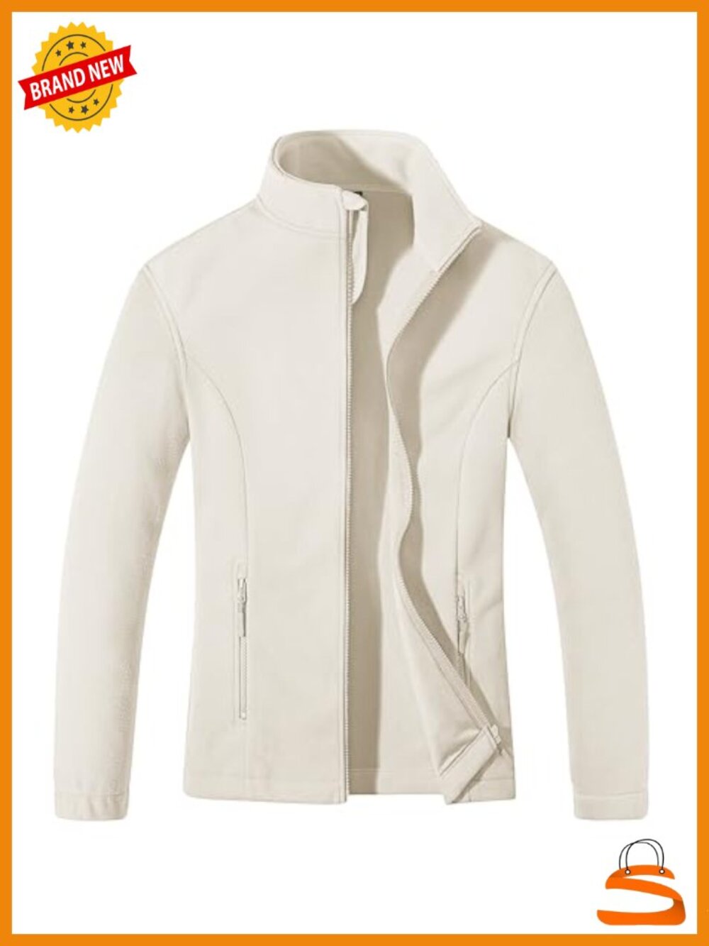 Women's Fleece Jacket Full Zip Lightweight Warm Winter Coat with Pockets